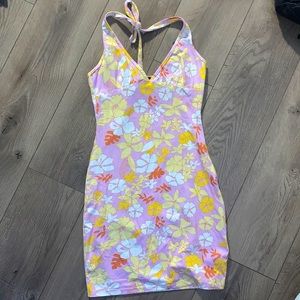 hawaiian flower dress